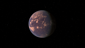 An inhabitable planet