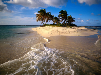 image of beautiful sandy island